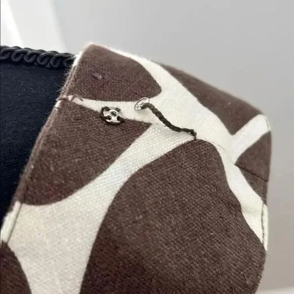 Carlisle Brown and white spot scoop neck sleeveless top - Picture 9 of 11